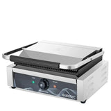 EASYLINE Elektro Kontaktgrill Breite 430 mm, oben & unten gerillt - Gastro-Bedarf24 GmbH