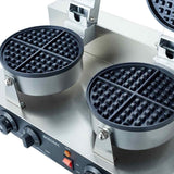 EASYLINE Elektro-Waffeleisen rund, doppelt - Gastro-Bedarf24 GmbH