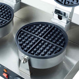 EASYLINE Elektro-Waffeleisen rund, doppelt - Gastro-Bedarf24 GmbH