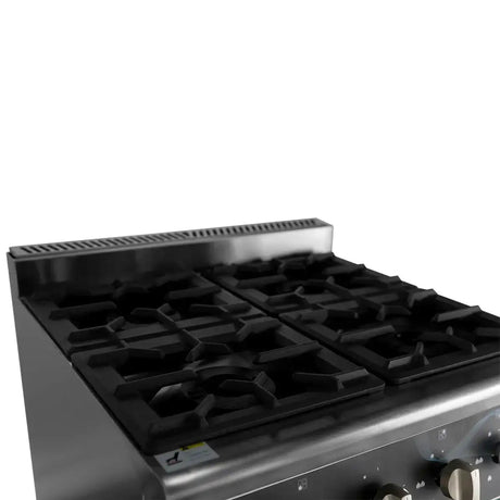 EASYLINE Gasherd 700 - 4 Brenner 28,8 kW - mit Gasbackofen - Gastro-Bedarf24 GmbH