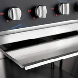 EASYLINE Gasherd 700 - 4 Brenner 28,8 kW - offener Unterbau - Gastro-Bedarf24 GmbH