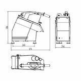 EASYLINE Gemüseschneider inkl. 5 Scheiben - Gastro-Bedarf24 GmbH