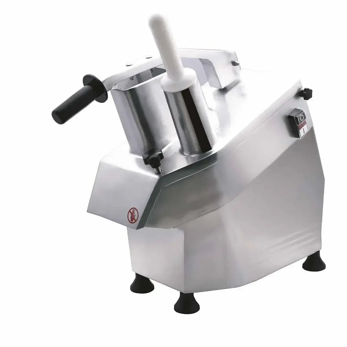 Professionelle Edelstahl-Fleischwolfmaschine für Gastronomie mit manuellem Einzug und Sicherheitsschalter