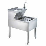 EASYLINE Handwasch-Ausgusskombination inkl. Mischbatterie 600 - Gastro-Bedarf24 GmbH