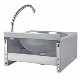 EASYLINE Handwaschbecken mit Kniebedienung - 40x40 - Gastro-Bedarf24 GmbH