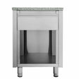 EASYLINE Kassentisch 800 mit Schublade B:600 "grau" - Gastro-Bedarf24 GmbH