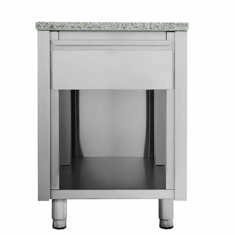 EASYLINE Kassentisch 800 mit Schublade B:600 "grau" - Gastro-Bedarf24 GmbH
