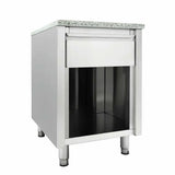 EASYLINE Kassentisch 800 mit Schublade B:600 "grau" - Gastro-Bedarf24 GmbH