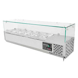 EASYLINE Kühlaufsatz 330 mit Glasabdeckung 6xGN1/4 - 1400 - Gastro-Bedarf24 GmbH