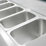 EASYLINE Kühlaufsatz 330 mit Glasabdeckung 9xGN1/4 - 1800 - Gastro-Bedarf24 GmbH