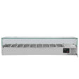 EASYLINE Kühlaufsatz 330 mit Glasabdeckung 9xGN1/4 - 1800 - Gastro-Bedarf24 GmbH