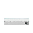 EASYLINE Kühlaufsatz 380 mit Glasabdeckung 4xGN1/3 + 1xGN1/2 - 1400 - Gastro-Bedarf24 GmbH