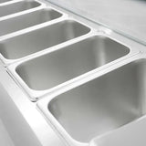 EASYLINE Kühlaufsatz 380 mit Glasabdeckung 9xGN1/3 - 2000 - Gastro-Bedarf24 GmbH