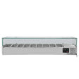 EASYLINE Kühlaufsatz 380 mit Glasabdeckung 9xGN1/3 - 2000 - Gastro-Bedarf24 GmbH