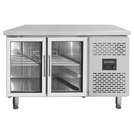 EASYLINE Kühltisch 700 / 2 Glastüren - Monoblock - Gastro-Bedarf24 GmbH