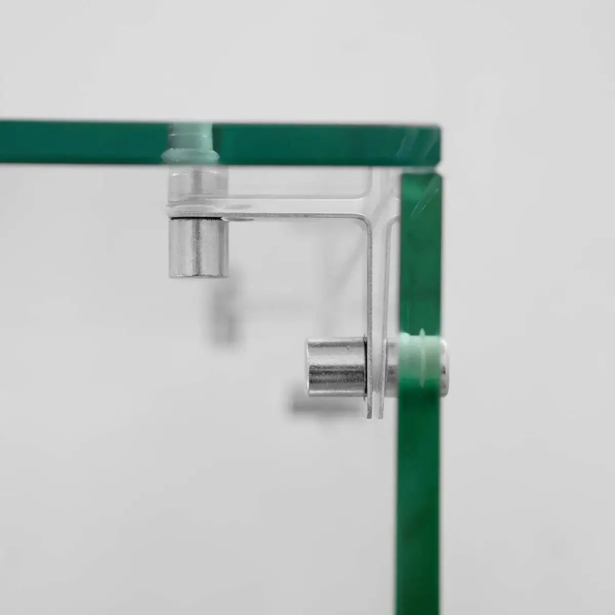 Edelstahlhalterung für grünes Glas, ideal für Gastronomie und professionelle Küchen