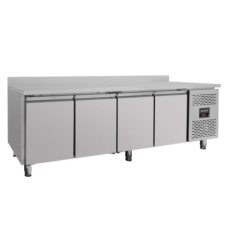 EASYLINE Kühltisch 700 / 4 - türig inkl. Aufkantung - Monoblock - Gastro - Bedarf24