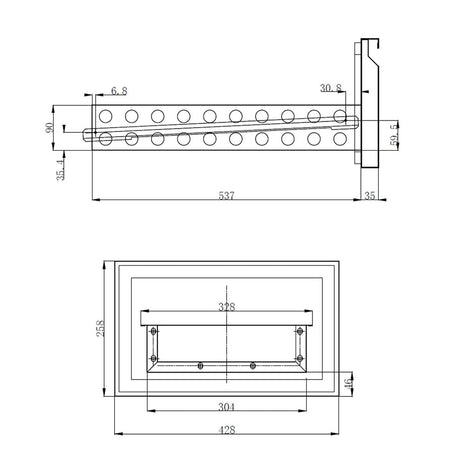 EASYLINE Kühltisch Mini 700 / 2 - fach - mit 1 Tür & 2 Schubladen - Gastro - Bedarf24