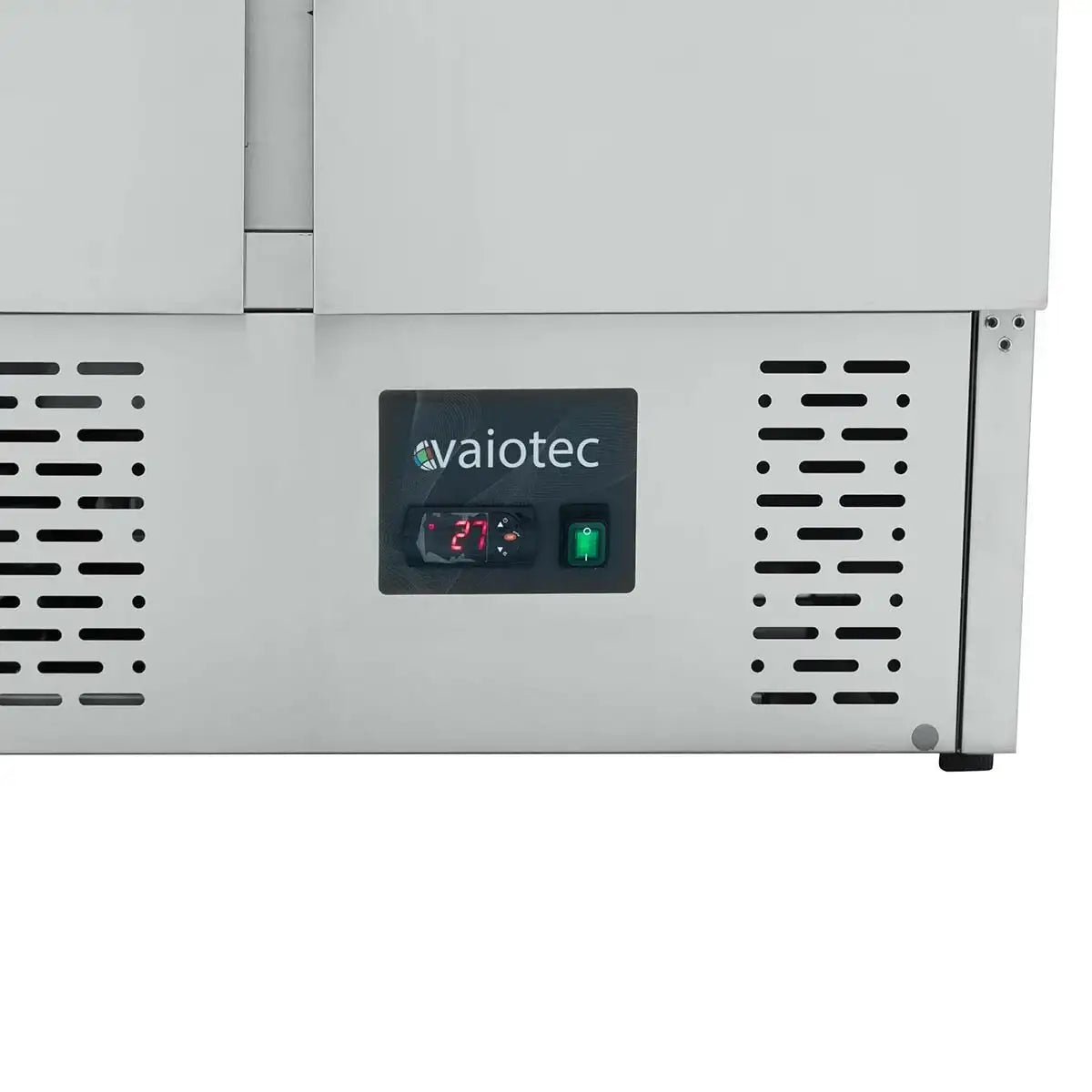 Vaiotec Kühlgerät mit digitaler Anzeige und Lüftungsschlitzen für professionelle Gastronomie