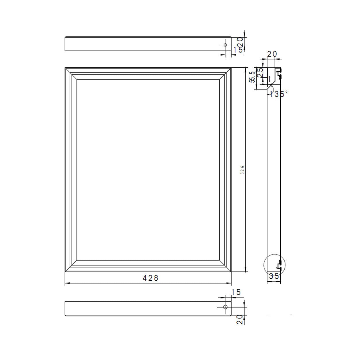 EASYLINE Kühltisch Mini 700 / 3 - fach - mit 3 Türen - Gastro - Bedarf24