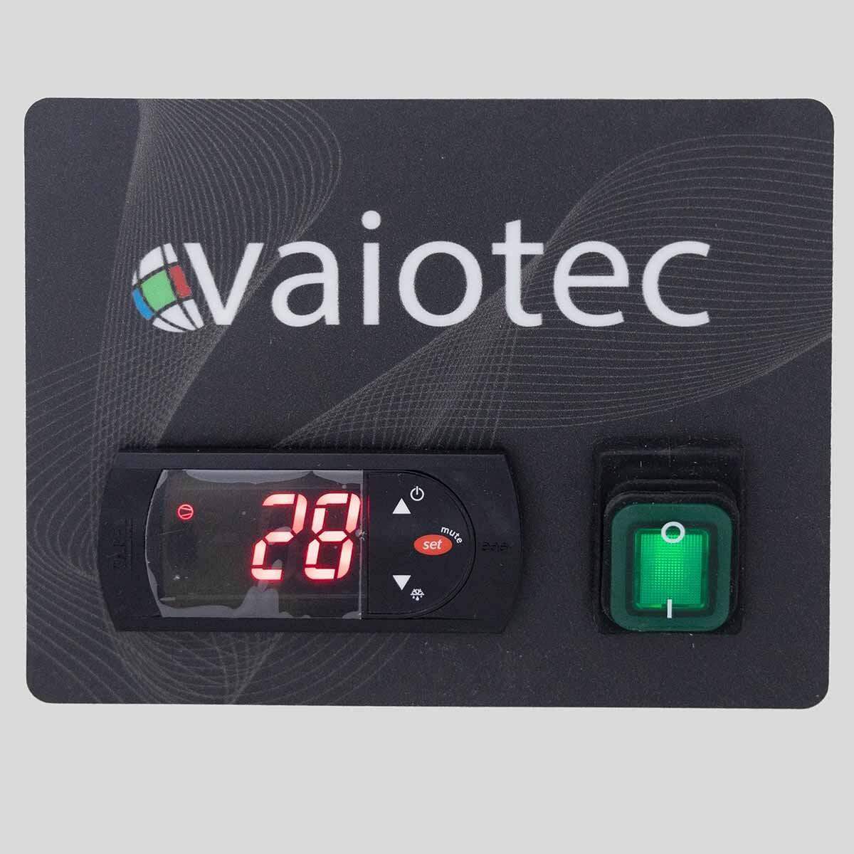 Vaiotec Thermostat mit digitaler Anzeige und grünem Schalter für Gastronomiegeräte