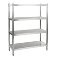 EASYLINE Lagerregal 500 / 4 Böden - 120x180 cm - Gastro-Bedarf24 GmbH