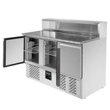 EASYLINE Pizza-Saladette 700 / 3-fach - mit 3 Türen - Gastro-Bedarf24 GmbH