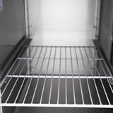 EASYLINE Pizzakühltisch / 2-türig "schwarz" inkl. Kühlaufsatz GN1/4, 1510 x 800 mm - Gastro-Bedarf24 GmbH