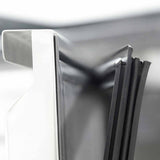 EASYLINE Pizzakühltisch 800 / 2-türig & 7 Schubladen "schwarz" inkl. Kühlaufsatz GN1/3