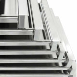 EASYLINE Pizzakühltisch 800 / 2-türig & 7 Schubladen "schwarz" inkl. Kühlaufsatz GN1/4