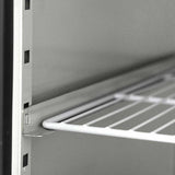 EASYLINE Pizzakühltisch 800 / 2-türig & 7 Schubladen "schwarz" inkl. Kühlaufsatz GN1/4