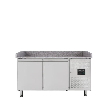 EASYLINE Pizzakühltisch 800 / 2-türig "grau" - Gastro-Bedarf24 GmbH