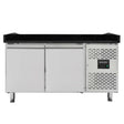 EASYLINE Pizzakühltisch 800 / 2-türig "schwarz" - Gastro-Bedarf24 GmbH