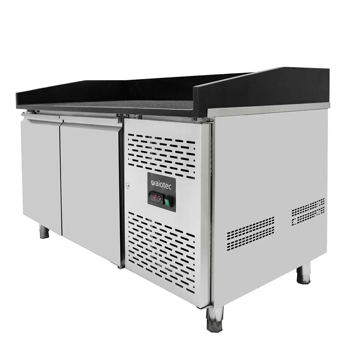 EASYLINE Pizza Refrigerated Table 800 / 2-door "black" incl. GN1/3 Cooling Attachment