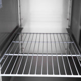 EASYLINE Pizzakühltisch 800 / 2-türig "schwarz" inkl. Kühlaufsatz GN1/3