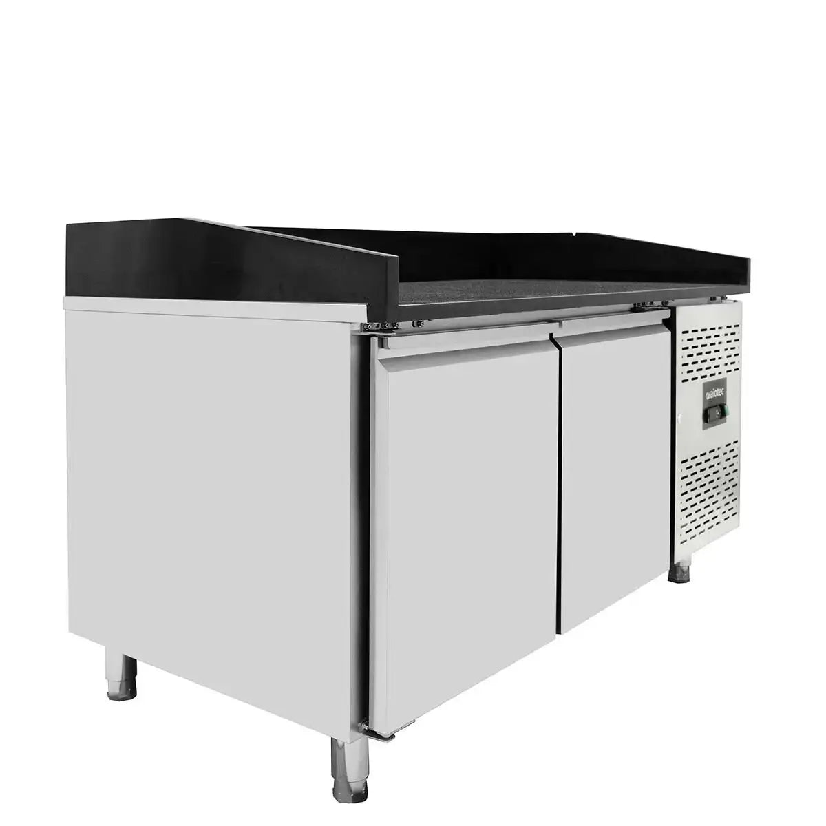 EASYLINE Pizza Refrigerated Table 800 / 2-door "black" incl. GN1/3 Cooling Attachment