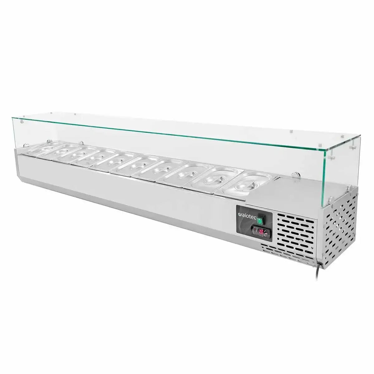 EASYLINE Pizza Refrigerated Table 800 / 3-door "black" incl. GN1/4 Cooling Attachment