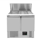 EASYLINE Saladette 700 / 2-fach mit Klappdeckel - Gastro-Bedarf24 GmbH