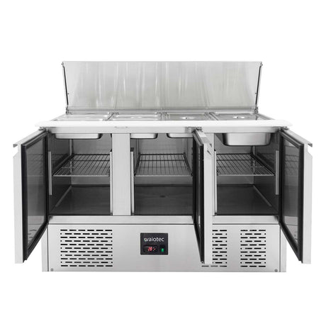 EASYLINE Saladette 700 / 3 - fach mit Klappdeckel - Gastro - Bedarf24