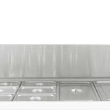 EASYLINE Saladette 700 / 3-fach mit Klappdeckel - Gastro-Bedarf24 GmbH