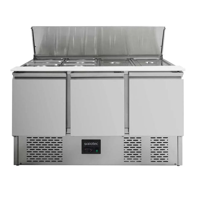 EASYLINE Saladette 700 / 3-fach mit Klappdeckel - Gastro-Bedarf24 GmbH