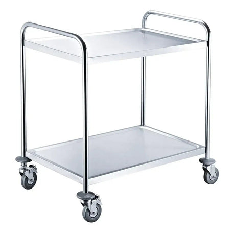 EASYLINE Servierwagen Edelstahl / 2 Böden - Gastro-Bedarf24 GmbH