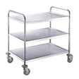 EASYLINE Servierwagen Edelstahl / 3 Böden - Gastro-Bedarf24 GmbH