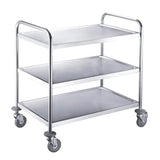 EASYLINE Servierwagen Edelstahl / 3 Böden - Gastro-Bedarf24 GmbH