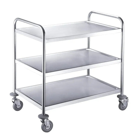 EASYLINE Servierwagen Edelstahl / 3 Böden - Gastro-Bedarf24 GmbH