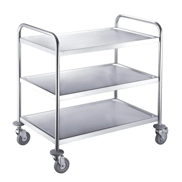 EASYLINE Servierwagen Edelstahl / 3 Böden - Gastro-Bedarf24 GmbH