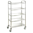 EASYLINE Servierwagen Edelstahl / 5 Böden - Gastro-Bedarf24 GmbH