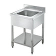 EASYLINE Spültisch 700 / 1 Becken B:600 - Gastro-Bedarf24 GmbH