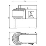 EASYLINE Teigknetmaschine fester Kessel - 20 Liter / 400 Volt - Gastro-Bedarf24 GmbH