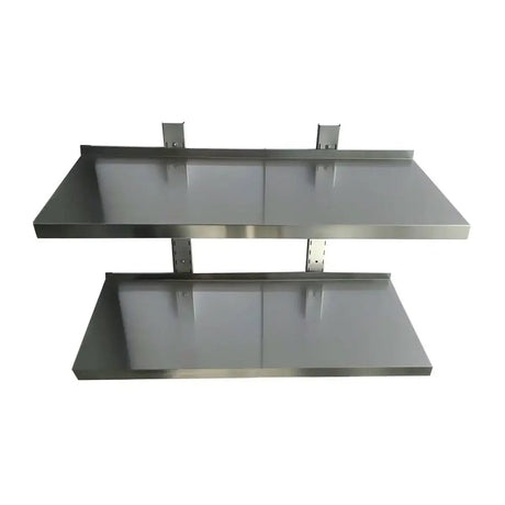 EASYLINE Wandbord 300 inkl. Konsolen zur Wandbefestigung / 2 Etagen - Gastro-Bedarf24 GmbH